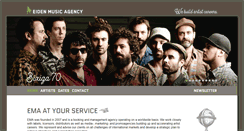 Desktop Screenshot of eidenmusicagency.com
